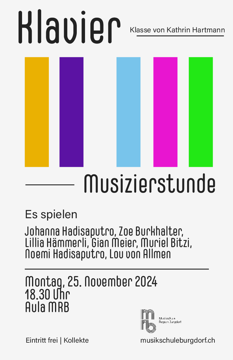 Musizierstunde Klavier